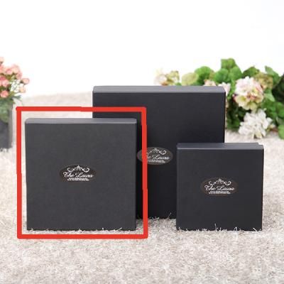 선물 포장 상자-블랙싸바리상자  정사각 중형 Box D2