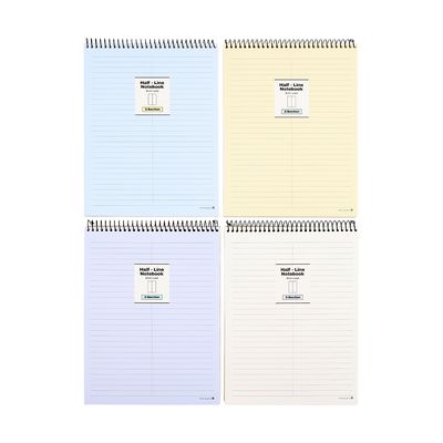 캠퍼스 상철노트(16절/하프라인) 8mm노트 스프링노트