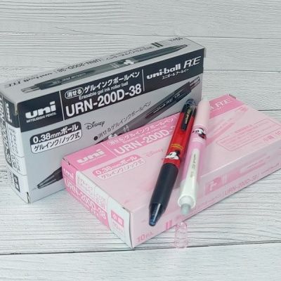 유니볼 R:E 지워지는볼펜 0.38mm 중성펜-디즈니 1다스