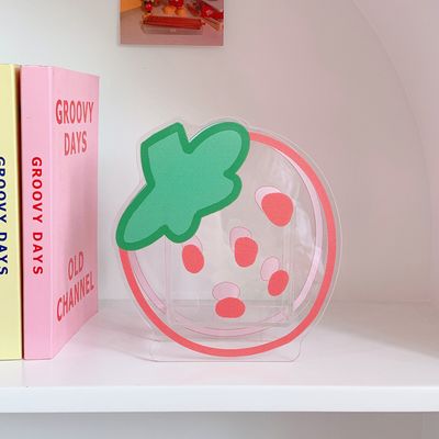 베리베어 귀염뽀짝 아크릴 펜홀더 25종_귀염딸기