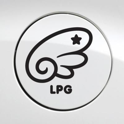 주유구 천사날개 LPG / 주유구스티커 자동차스티커