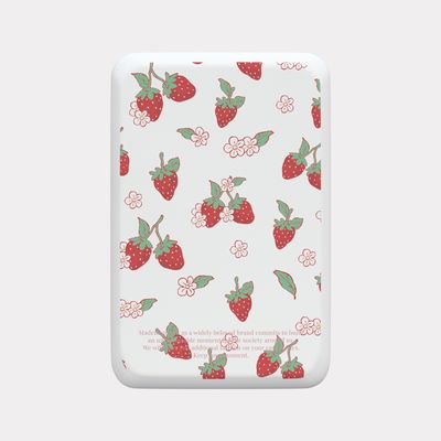 sweet straw pattern 디자인 [맥세이프 보조배터리]