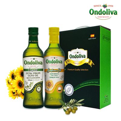 해바라기유 500ml 1P,엑스트라버진 올리브유 500ml 1P