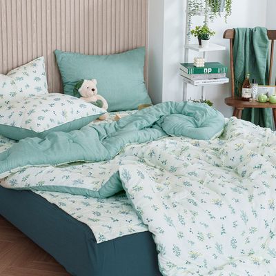 더블리 리프메들리 모달 차렵이불 풀세트 Q