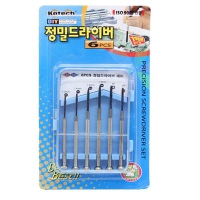정밀 드라이버 세트 일자 드라이버 십자 드라이버 6P