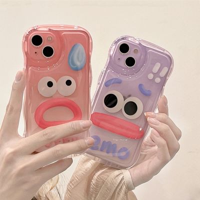 갤럭시S22 S21 S20 소시지 입술 표정 물결 투명케이스