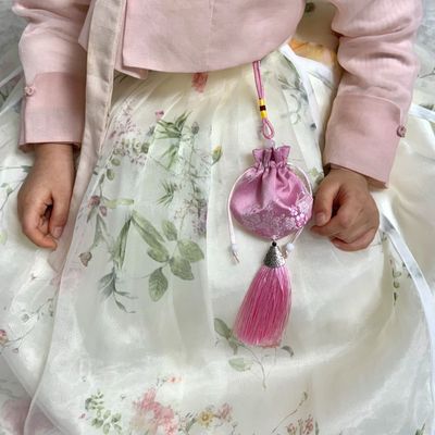 비단주머니 미니 복주머니 핑크(WFIMB95)