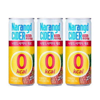동아오츠카 나랑드 사이다 파인애플 245ml 60캔
