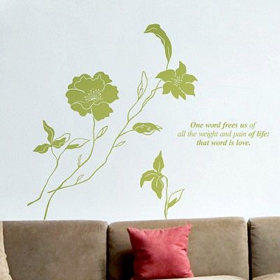 바람꽃 (완제품C타입) 그래픽스티커 켈리장미 포인트 시트지