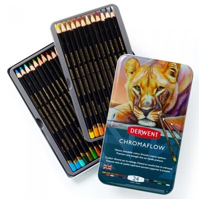 더웬트 크로마플로우 유성색연필 24색