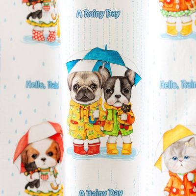 패턴시리즈 - A rainy day (110X90cm)