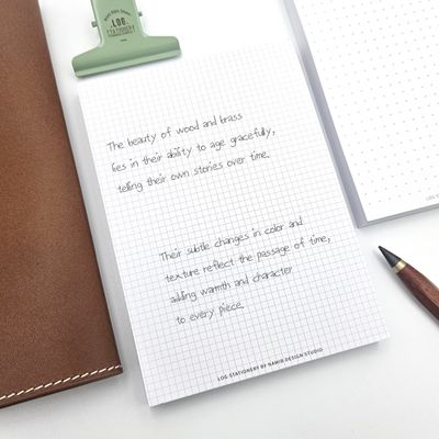 A6 메모패드 위클리플래너 메모지 디자인3종