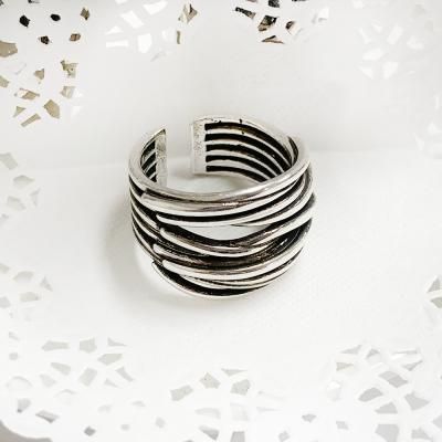 실버문 레베카 라인 반지 전체925실버