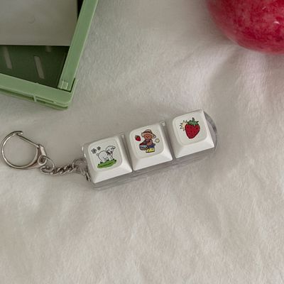strawberry farm gummy [LED 키캡 키링]