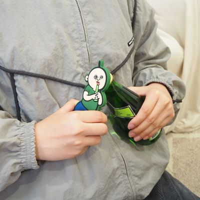 빵빵이 옥지 오프너 맥주 병따개 냉장고 자석