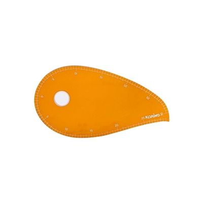혜명몰 코링 템플렛 D-003 암홀자(물방울) / 30cm - 개 (1개입) 도면그리기 스케일자 삼각자 인테리어자 고(WFPC873)