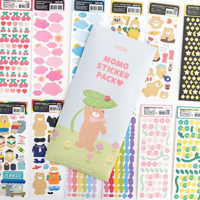 모모팝 다꾸 모모스티커 10종 랜덤팩