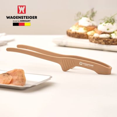 실리콘 집게 밀크브라운 고기 샐러드 파스타면집게