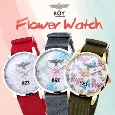 [BOY LONDON] 보이런던 BLD1310F Flower Series 나토 18mm 여성용 본사정품