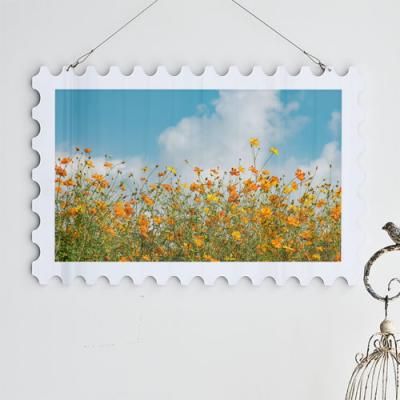 nt093-행잉액자_황화코스모스(우표가로대형)