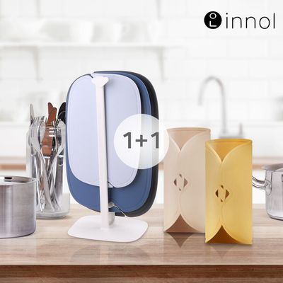 (소+소) 이놀 라니아 두꺼운 TPU 이유식 건강 도마