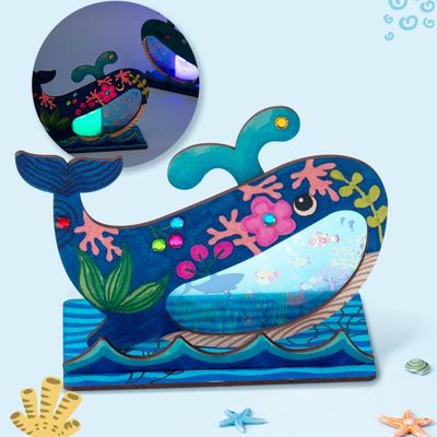 [미술샘] DIY 우드고래 장식