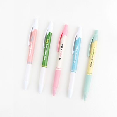 그레이스벨 심플라인 실크터치 볼펜(5종)