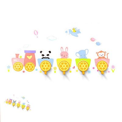 아이옷걸이 디자인후크 데코후크 아이방 다용도 벽걸이 동물원(WFPFWUB)