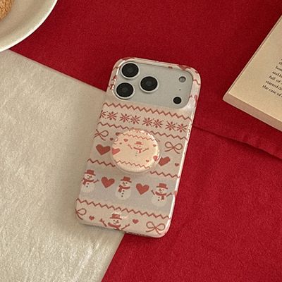 winter snowman 디자인 [하드 폰케이스]