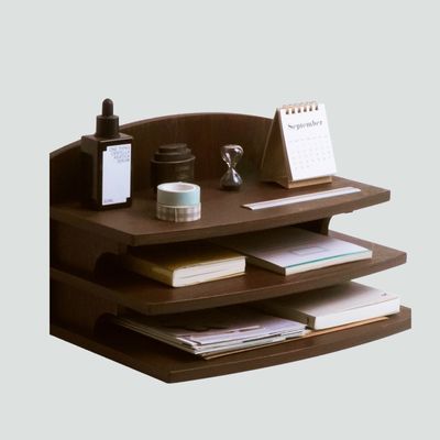 우드 데스크랙 책상 오거나이저 서류함