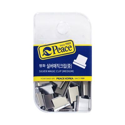 평화 실버 매직 크립 중 행거용 피스코리아 클립 중형