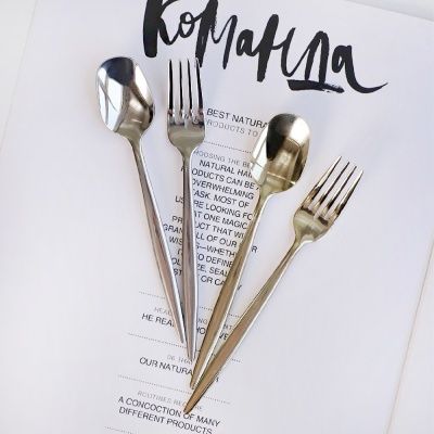 페어리 국산 티스푼 티포크세트 2color