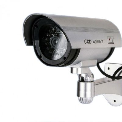 모조 감시용 보안 카메라 모형 CCTV 가짜 방범 장치(WFLQBLG)