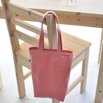 베이비체크 미니방수에코백(레드)