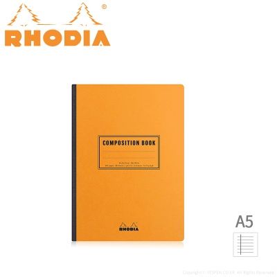 로디아 컴포지션 노트북 A5 오렌지 줄지.RD119218C