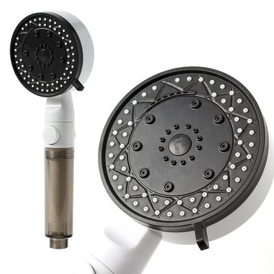 8단 수압 상승 절수 온오프 제로수 필터 샤워기 헤드