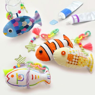 물고기 인형 키링 1set