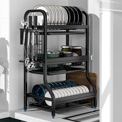 주방 씽크대 설거지 식기 건조대 수납장 싱크대 선반