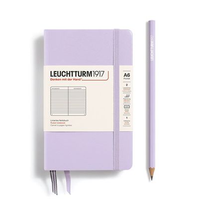 로이텀 하드커버 포켓(A6) 노트 라일락