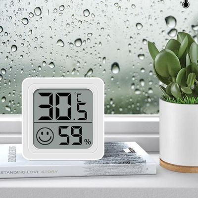 스마일 온습도계 실내 디지털 탁상 냉장고온도계 E106