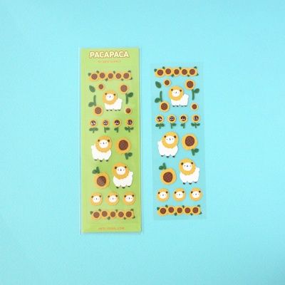 [PACAPACA by 아르떼알파카] 해바라기파카 스티커