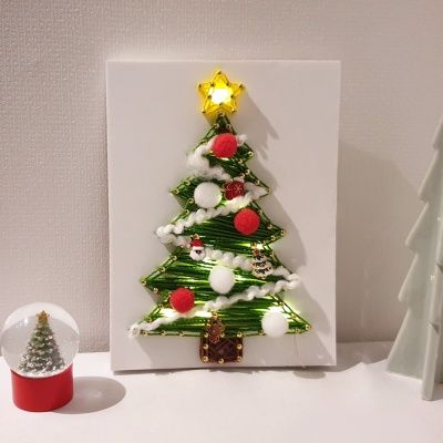EVA LED 트리2 스트링아트 만들기 패키지 DIY