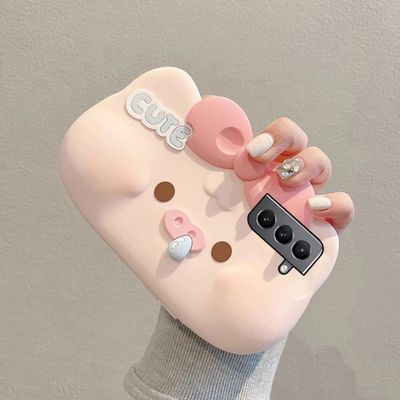 갤럭시 s26 25 24 23 노트20 a 콧물 돼지 인형 케이스