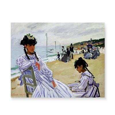 모네 - 트루빌 바닷가 Strand Trouville 캔버스액자