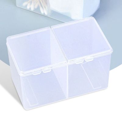반짇고리악세사리케이스 위생용품 반투명 플라스틱 악세서리 듀얼소품보관함(WFJ6EQQ)