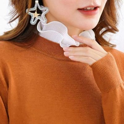 목만있는 폴라 넥워머 티 긴기장 카라(WFJ3P79)