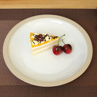소야 도자기 아름 화이트 원형부페 접시 2호(W511605)