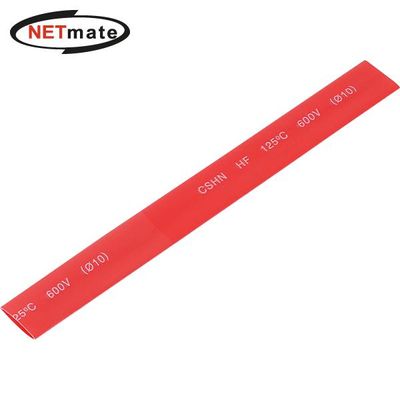 10.8x150mm 열 수축튜브 (레드/10EA)