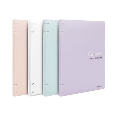 고쿠요 루즈리프 4공 바인더노트 파스텔 컬러 B5