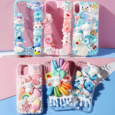 갤럭시s21+ 울트라 캐릭터 데코덴 레진 케이스 만들기